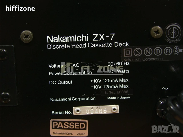 ДЕК  Nakamichi zx-7 , снимка 9 - Декове - 54329641