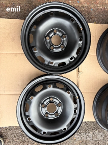 Железни джанти 5x100x14, снимка 7 - Гуми и джанти - 53210798