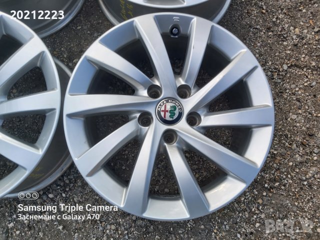 4 броя алуминиеви джанти за Alfa Romeo Giulietta 16, снимка 11 - Гуми и джанти - 37961034