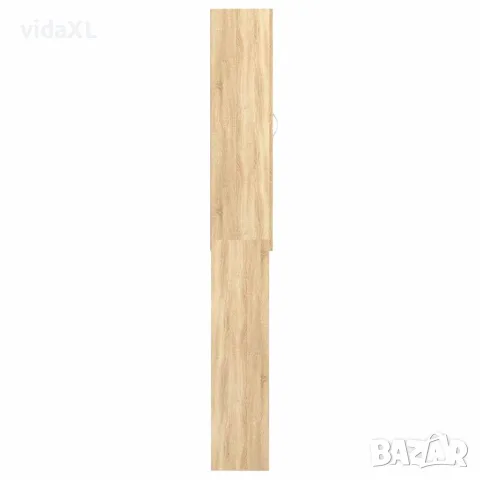 vidaXL Шкаф за пералня, дъб сонома, 64x25,5x190 см, снимка 4 - Шкафове - 56147860