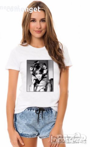 НОВО! Хитова дамска тениска BEYONCE / БИОНСЕ принт! Създай модел с твоя снимка!, снимка 1 - Тениски - 15121537