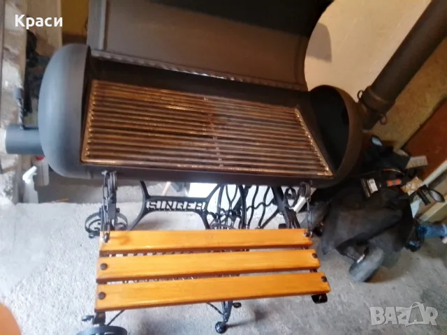 Барбекю с крачета от шевна машина Сингер, снимка 5 - Други стоки за дома - 39100207