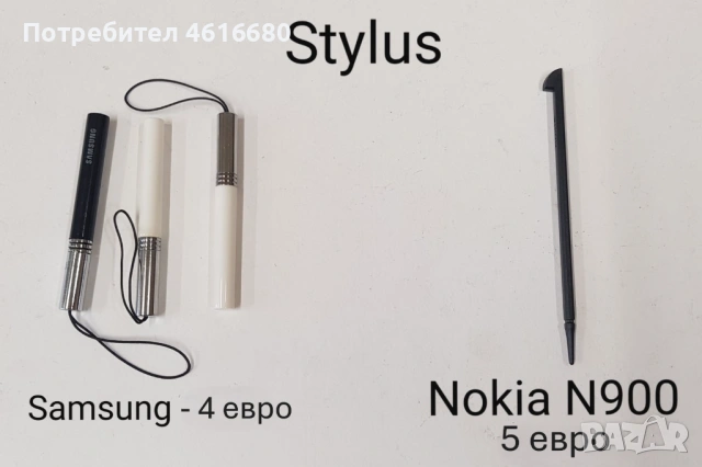 Stylus Nokia N97 mini,N97,5530,N93,5800,N900,Samsung S5630,F480,S5230,S5233,C3300,W960,X1,P990,Vivaz, снимка 5 - Резервни части за телефони - 52213057