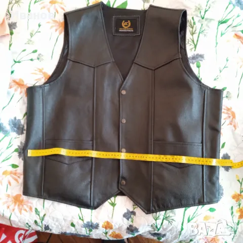 Кожен елек, снимка 3 - Други - 49975182