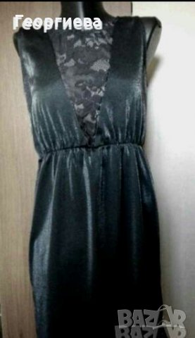 Чисто нова рокля в черно и сребристо  🍀👗S,M,L🍀👗 арт.1061, снимка 5 - Рокли - 29704652