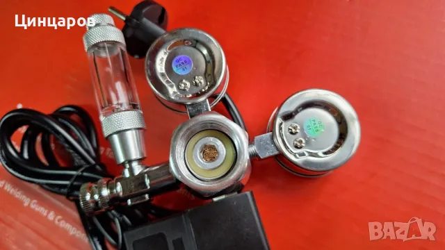 Аквариум Co2 ,Редуцир-вентил Со2 за аквариум,електрически 220V., снимка 4 - Други машини и части - 49421606