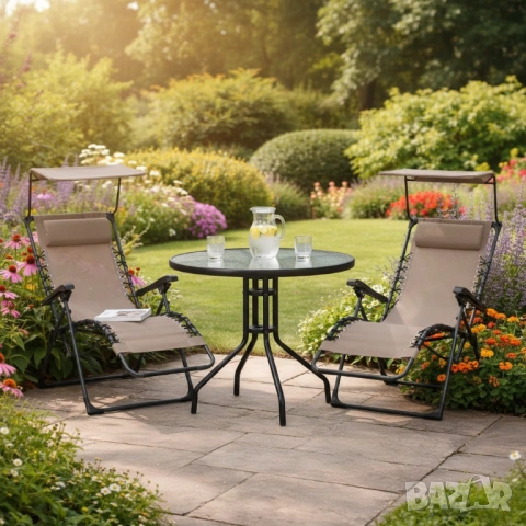 Комплект за релаксация на открито, снимка 5 - Градински мебели, декорация  - 53363890