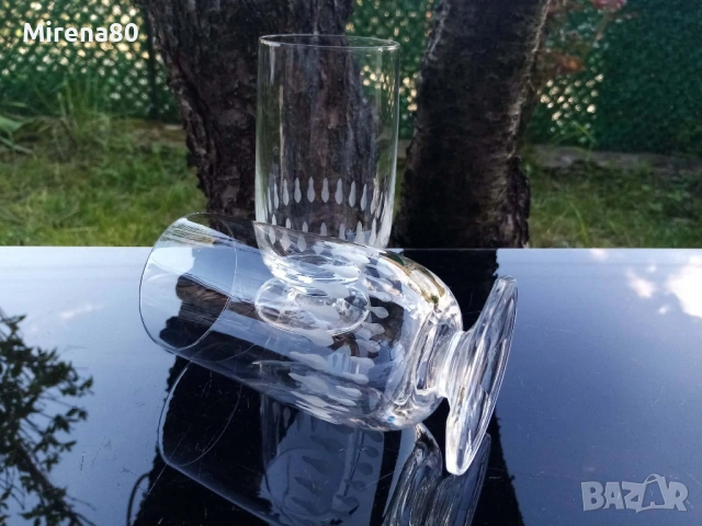 Немски кристален сервиз за бира / вода, снимка 4 - Сервизи - 54315130