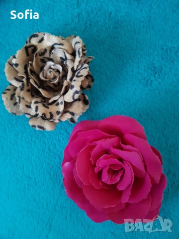 Подарък/Брошки 3Д - цветя: циклама и тигрова шарка, снимка 3 - Други - 31464278