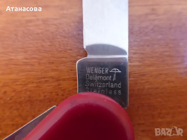 Швейцарско джобно ножче Wenger с калъф, снимка 7 - Ножове - 49380932