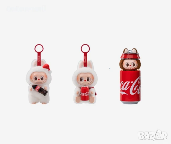 POP MART The Monsters Labubu Coca-Cola Лабубу ключодържател Кока Кола, снимка 2 - Други - 50470446