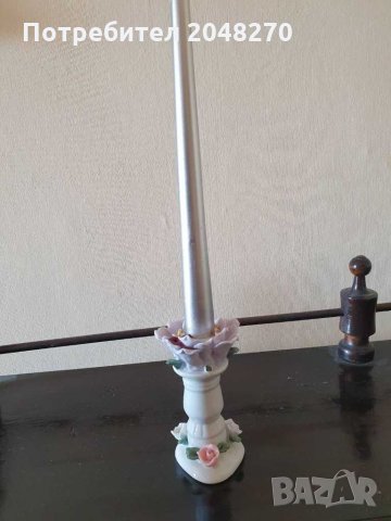 Старинни Свещници Порцелан с Маркировка VENITIENNE. /Венеция/, снимка 3 - Антикварни и старинни предмети - 30539430