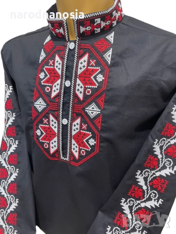 МЪЖКА РИЗА С БРОДИРАНА ШЕВИЦА - Модел 36, снимка 5 - Други - 51632165