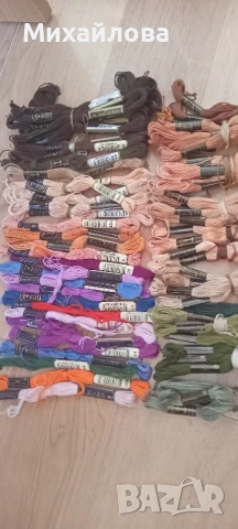 Конци за бродиране "Анхор" 41 нюанса 80 бр., снимка 5 - Гоблени - 51006548