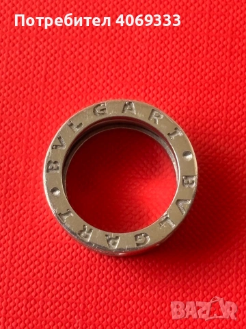 Сребърен пръстен Булгари 925, снимка 3 - Пръстени - 54277000