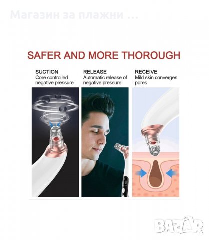 ВАКУУМЕН УРЕД ЗА ПОЧИСТВАНЕ НА ЛИЦЕ - код 1431, снимка 5 - Други - 34283024