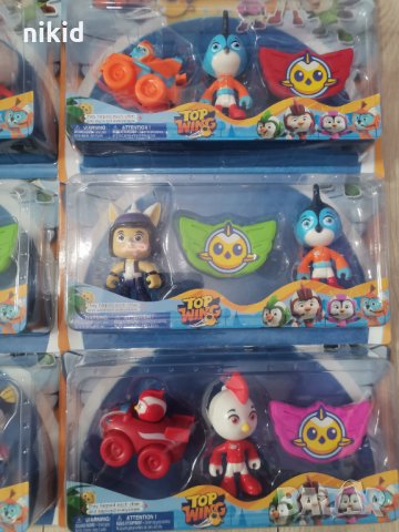  3 бр Топ Кадети Top Wing пластмасови фигурки играчки за игра и украса на торта, снимка 3 - Фигурки - 33703209