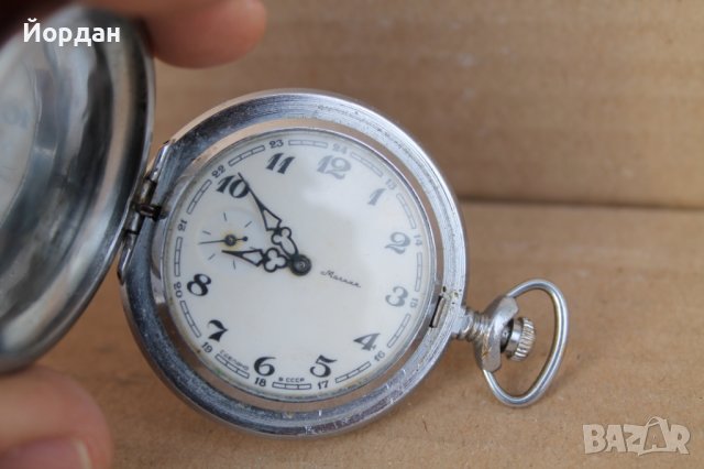 СССР джобен часовник ''Молния'', снимка 4 - Антикварни и старинни предмети - 44479575
