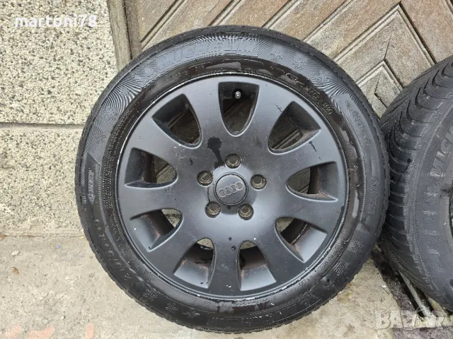 4бр. алуминиеви джанти 16 цола, 5х112 за Ауди с гуми., снимка 2 - Гуми и джанти - 49350377