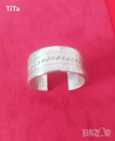 Масивен сребърен пръстен халка 925, снимка 5 - Пръстени - 49351744