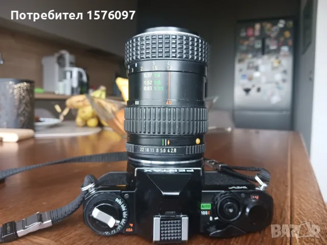 Фотоапарат Pentax МV и обкетив SMC Pentax-M Zoom 40-80mm f/2.8-4, снимка 6 - Фотоапарати - 56196139