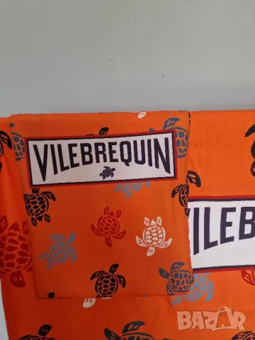 Страхотна плажна хавлия VILEBREQUIN,   голям размер 180см  х 90см , , снимка 2 - Хавлиени кърпи - 50238173