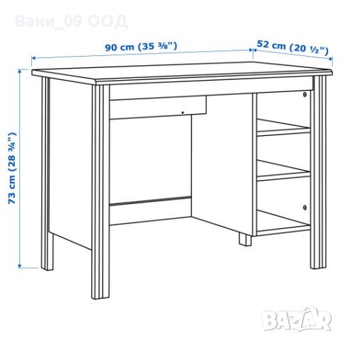 Компактно бяло бюро, снимка 3 - Бюра - 37340848