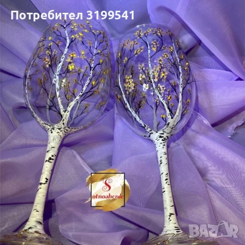 Комплект “Златни брези”, снимка 2 - Картини - 51788619