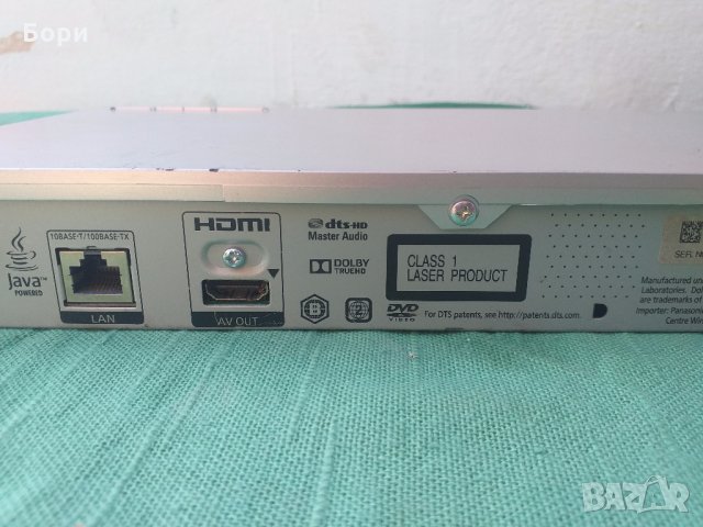 Panasonic Blu-Ray/USB  DVD , снимка 8 - Плейъри, домашно кино, прожектори - 30238496