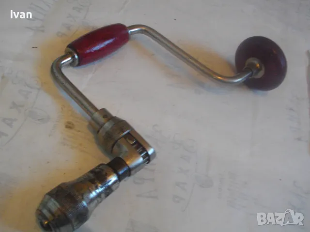 РЪЧЕН МАТКАП ДРЕЛКА БОРМАШИНА С ГОЛЯМ ПАТРОННИК ф13мм НЕМСКО СТАРО ВИСОКОКАЧЕСТВЕНО ПРОИЗВОДСТВО ФРГ