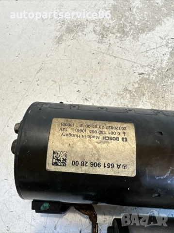 Мотор за стартер 2.2 CDI за Mercedes W212 (2012) A6519062800, снимка 2 - Части - 54079965