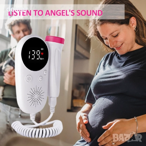 Монитор за движение на бебето за бъдещи майки, само за домашна употреба (розов), снимка 7 - Други - 51721439