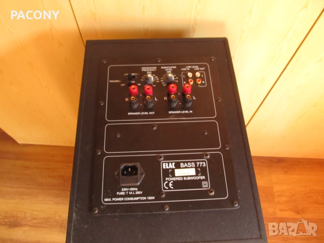 ELAC - bass 773 СУБУФЕР - отличен 2 броя, снимка 5 - Тонколони - 48173675