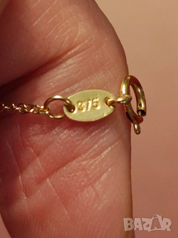 Страхотно златно колие с мойсанити , снимка 6 - Колиета, медальони, синджири - 52469541