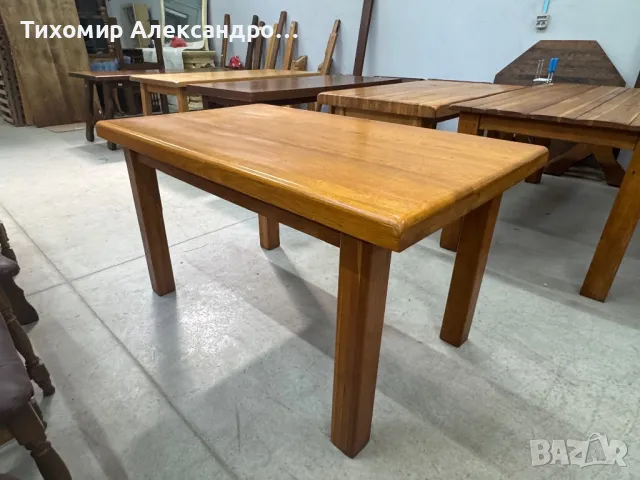 Трапезна маса от дъбов масив, снимка 10 - Маси - 48987910