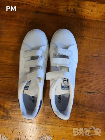 Маратонки adidas кожени Stan Smith FR44 2/3 НОВИ!, снимка 9 - Маратонки - 49069137