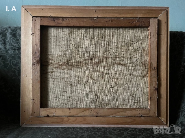 Картина с маслени бои от E. Vergauwen, 20ти век, снимка 4 - Картини - 53945602