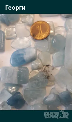 90 грама натурален аквамарин, снимка 4 - Антикварни и старинни предмети - 50131234