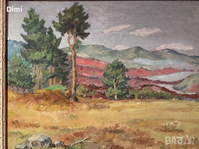 ЦВЕТАН ПЕЛОВ масло пейзаж, снимка 3 - Картини - 52802452