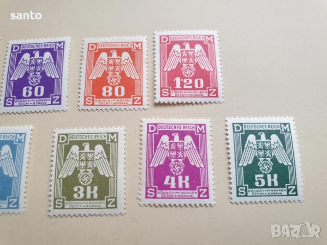 Чисти марки третия райх., снимка 5 - Филателия - 56507442