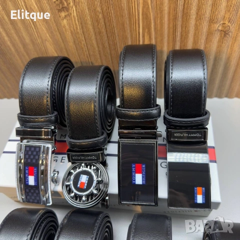 колани от естествена кожа в кутия Tommy Hilfiger , снимка 3 - Колани - 53056461