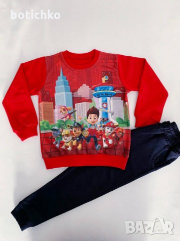 20 лв Промоция!!! Комплект Пес Патрул размер 98 памук