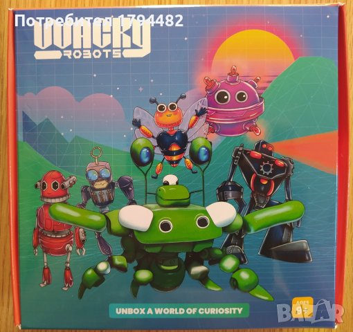 НОВ, оригинален комплект от 5 робота Wacky Robots, снимка 1 - Конструктори - 42071688