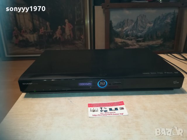 sharp bd-hp22s blu-ray disc hdmi/ethernet 1603211853, снимка 3 - Плейъри, домашно кино, прожектори - 32186954