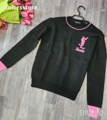 Черен пуловер YSL/VL49L, снимка 3 - Блузи с дълъг ръкав и пуловери - 53206092