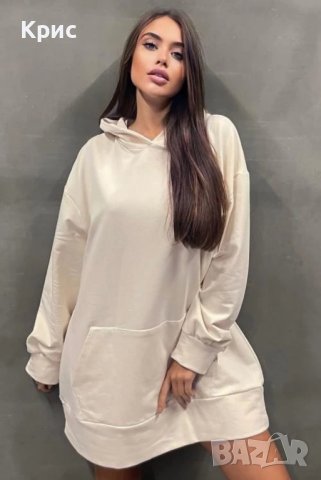 Дамски суичър Over size, размер М, снимка 2 - Суичъри - 44506461