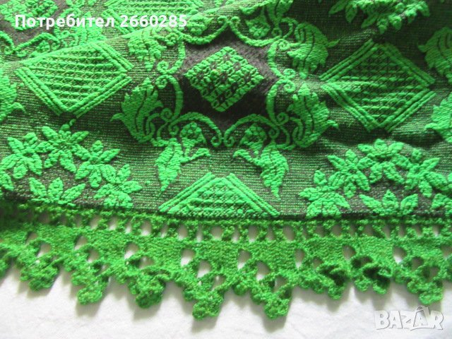 СТАРИННО ВЪЛНЕНО ПОКРИВАЛО ЗА ЛЕГЛО, снимка 6 - Покривки за легло - 36840304