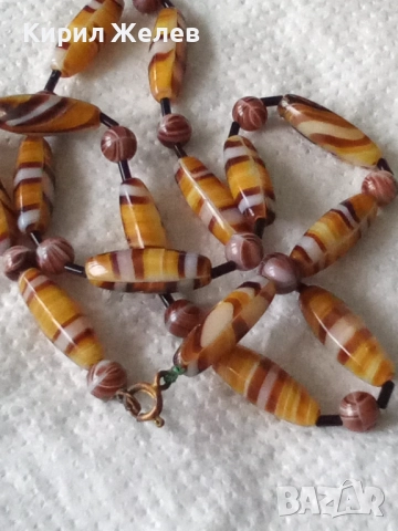 Старинно ретро колие 52689, снимка 5 - Колиета, медальони, синджири - 52866274