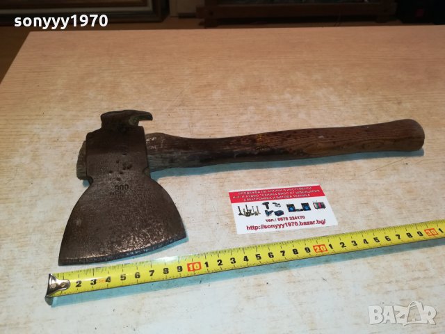 ПОРЪЧАНА-топор-немска брадва маркирана 1009211150, снимка 3 - Антикварни и старинни предмети - 34087853