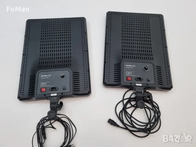 Диодно осветление NanLite Compac 100 LED Panel, 2 броя, снимка 2 - Светкавици, студийно осветление - 55886430